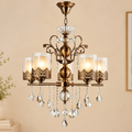 Crystal pendant light for dining room