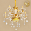 Crystal Chandelier – Classic Jhoomar, Ceiling Light Fixture Fanoos