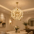 Golden crystal dandelion fanoos
