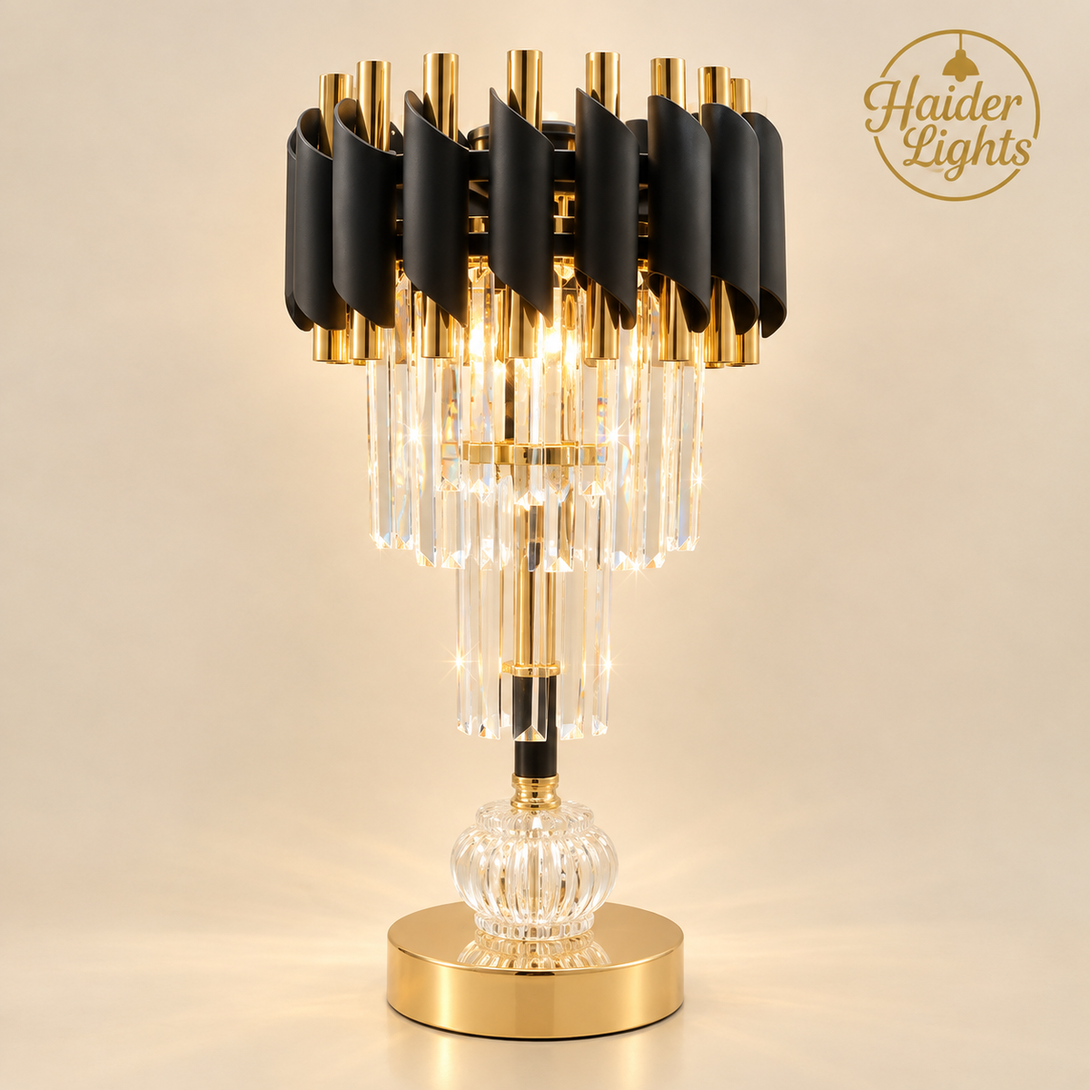 LED Table Lamp - Luxury Bedside Lamp for Living Room and Office