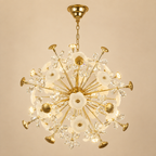 Modern crystal dandelion chandelier
