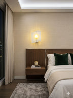 Frosted Glass Wall Lamp – Modern Fancy Light for Home Decor