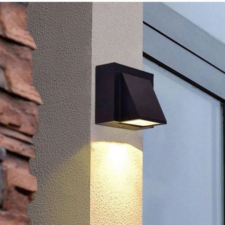 Modern Outdoor Wall Light, LED Sconce for Exterior Walls, Gates & Entrances