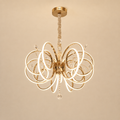 Crystal LED Golden Chandelier | Luxury Fanoos for Home